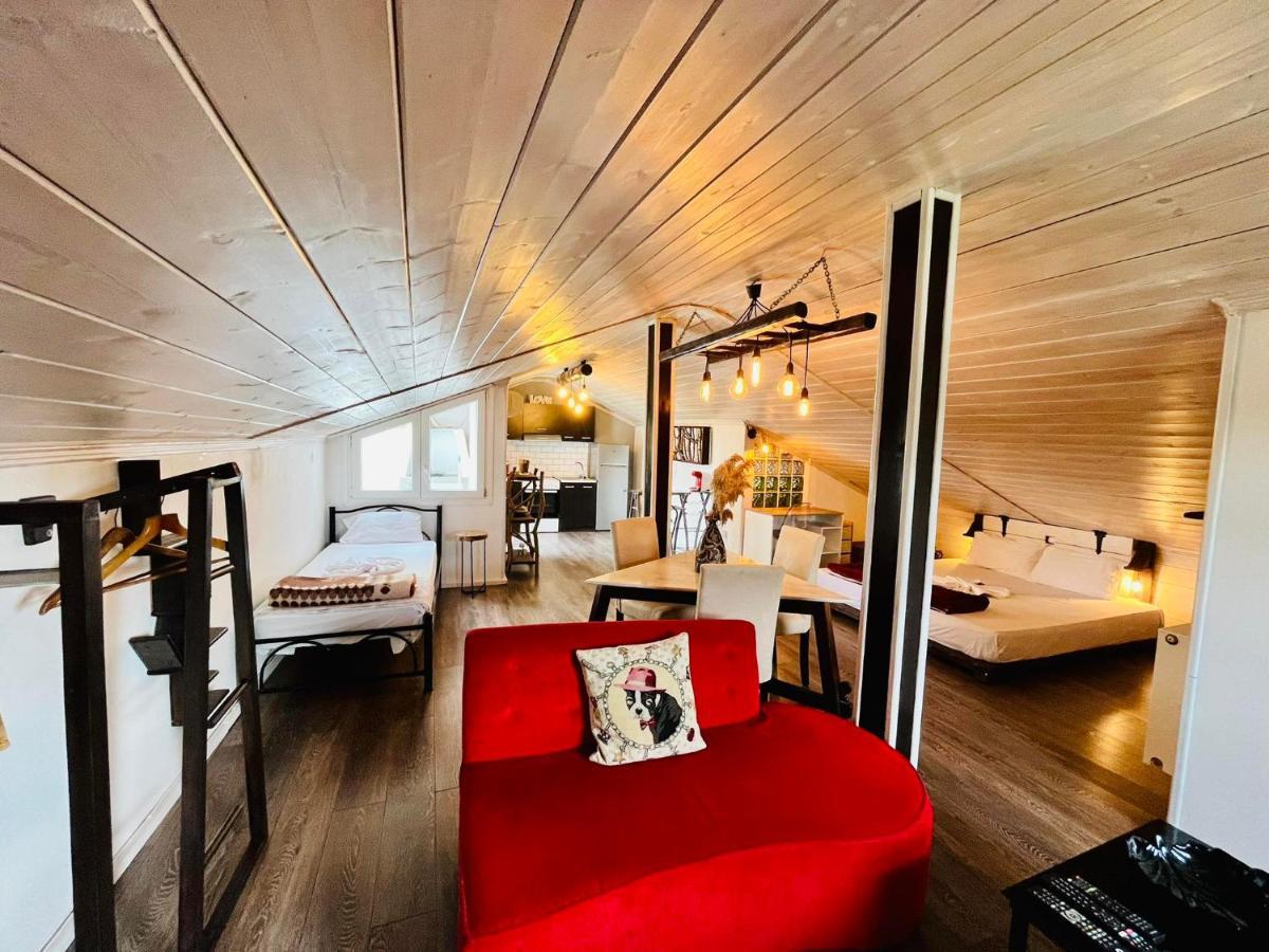 Prínos Poplar Lofts & Apartments Karavouzi מראה חיצוני תמונה